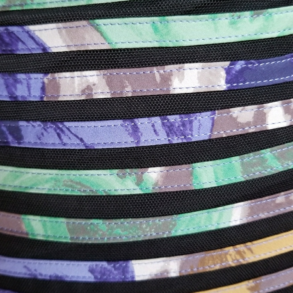 Strapless multicolored dress - Picture 6 of 8